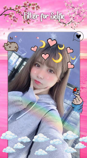 Filter for Selfie - Sweet Snap Face Camera Edit screenshot 1