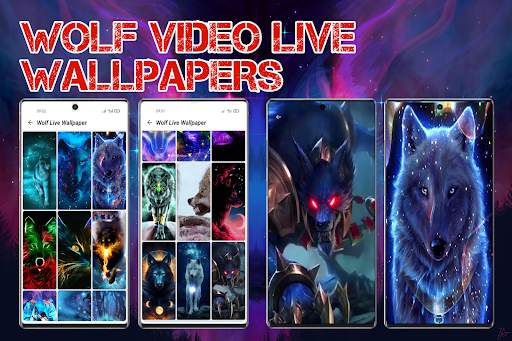 Wolf Video Live Wallpaper HD screenshot 1
