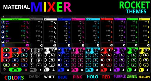 Theme Rocketdial Mixer Yellow screenshot 2