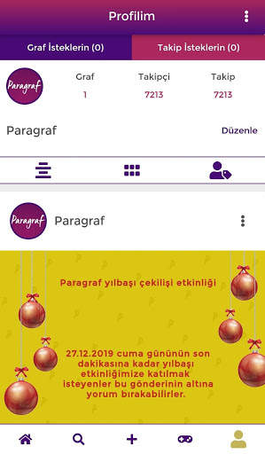 Paragraf : Yerli Sosyal Medya स्क्रीनशॉट 3