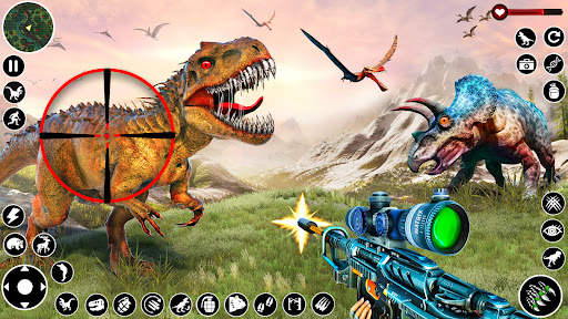 Wild Dino Hunting Gun Games 3d screenshot 3