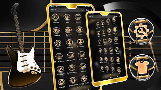 Electric Guitar Launcher Theme screenshot 2