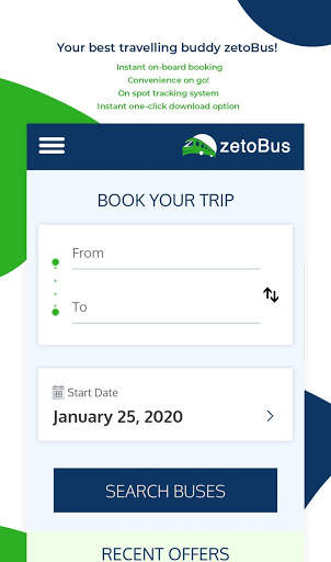 zetoBus - Online Bus Ticket Booking screenshot 1
