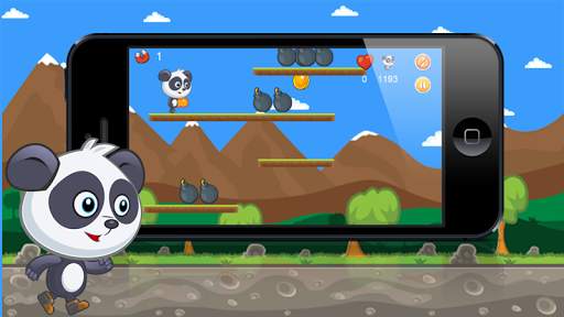 Panda Run: A free Running Panda Game Adventure screenshot 9