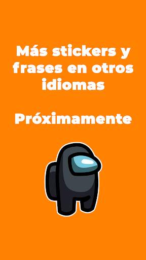 Among Us Stickers para WhatsApp (Oficial Fan App) screenshot 5