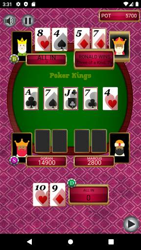 Poker Kings - Offline Texas Holdem Poker скриншот 2