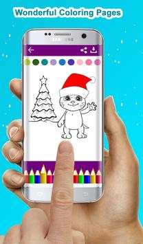 Talking Cat Tom Coloring Book screenshot 3