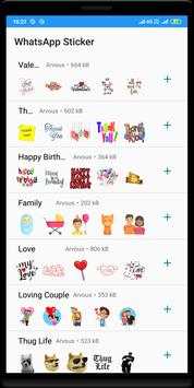 WhatsApp Sticker for Valentine Day screenshot 1