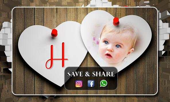 Love Heart Text Photo Frames скриншот 6
