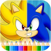 Sonic Hero Coloring Game icon