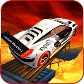 Road is Lava : High Risk Car Driving Sim icon