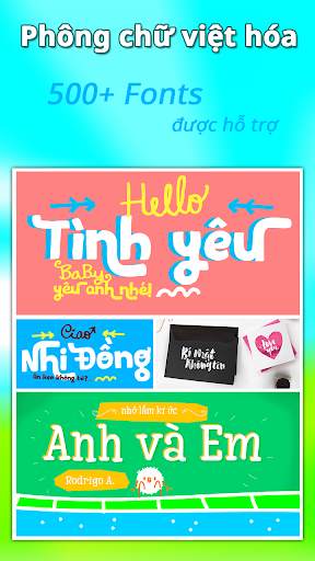 Viết Chữ Lên Ảnh - Chèn Chữ Lên Ảnh - Câu Nói Hay screenshot 1