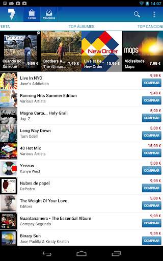 Música en 7digital screenshot 8