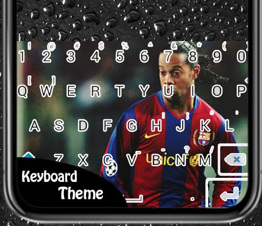 Keyboard of Ronaldinho Simple Theme screenshot 3