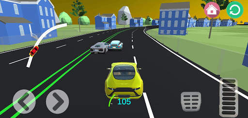 Toon Highway Car Racing 3d screenshot 3