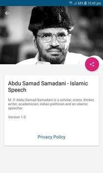 Abdu Samad Samadani - Islamic Speech screenshot 3