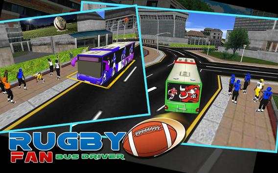 Rugby Fan Bus 3D Driver screenshot 4