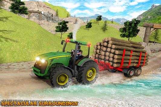 Tractor simulator farmer transport game screenshot 4