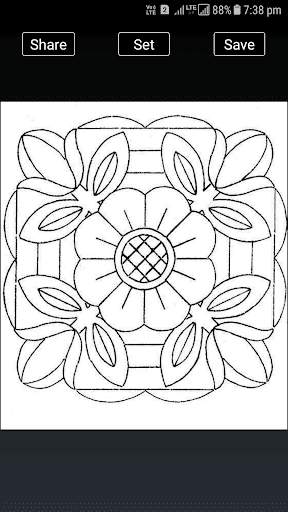 Simple Rangoli Designs : Easy Rangoli Designs 12 تصوير الشاشة