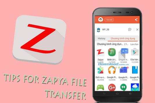 Tips for zapya file transfer, Sharing screenshot 2