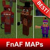 Map of FnAF PETs Mod for Minecraft MCPE logo