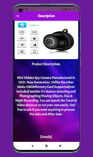 Mini Camera WIFI Guide 360 स्क्रीनशॉट 5