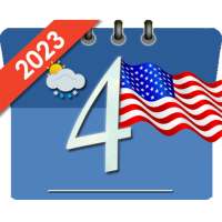 US Calendar with Holidays 2023 on 9Apps
