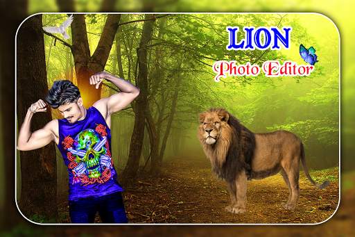 Lion Photo Editor Frame screenshot 3