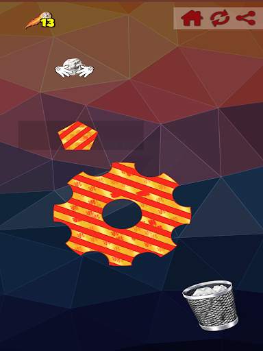 Paper Ball Tossing Flip Throwing to Bin Game screenshot 11