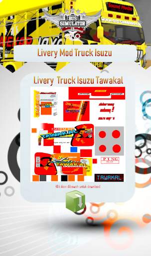Livery Mod Truck Isuzu NMR71 screenshot 2