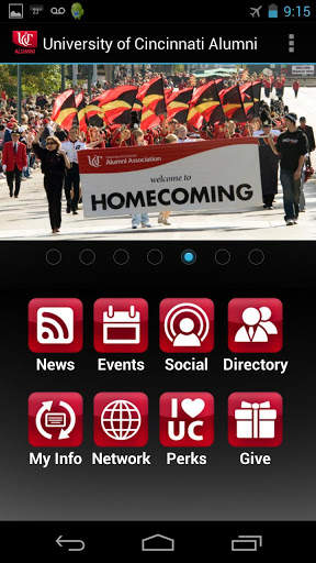 UC Alumni screenshot 2