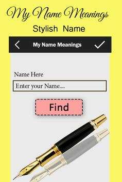 My Name Meaning : Stylish Name screenshot 2