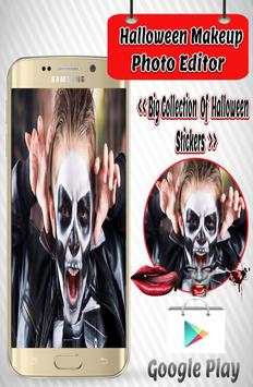 Halloween Makeup Photo Editor screenshot 2