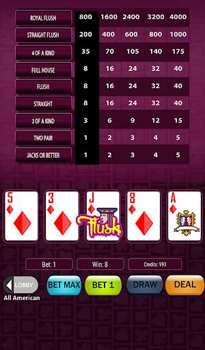 Super Deluxe Video Poker screenshot 13