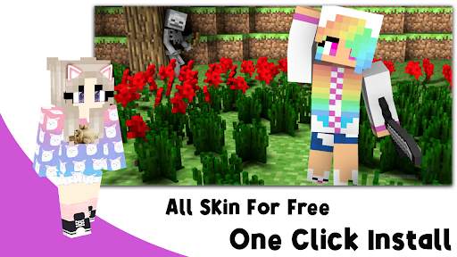 Aesthetic Skin Minecraft PE screenshot 1