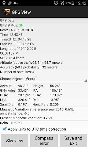 Nautical Almanac 6 تصوير الشاشة
