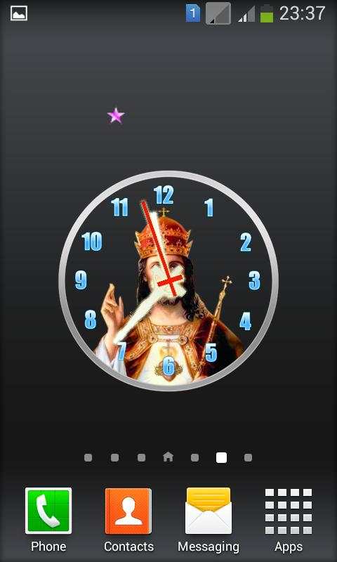 Jesus Analog Clock स्क्रीनशॉट 6