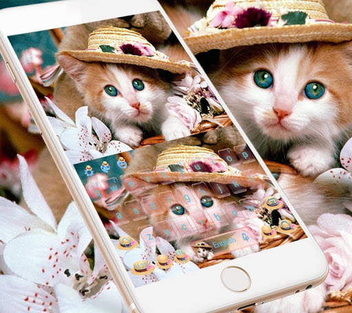 Theme Cute Cat Keyboard स्क्रीनशॉट 3