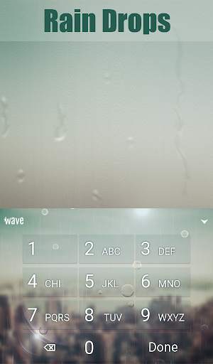 Rain Drops Animated Keyboard   स्क्रीनशॉट 5