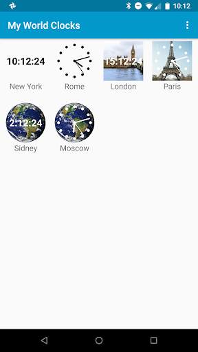My World Clocks screenshot 2
