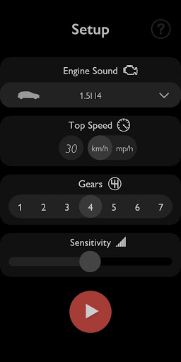 Accelomemer - Engine Sounds for Cycling screenshot 1