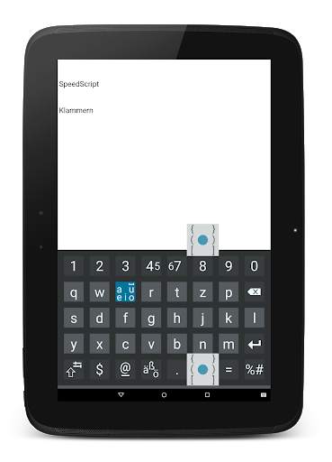 SpeedScript Tastatur free screenshot 19