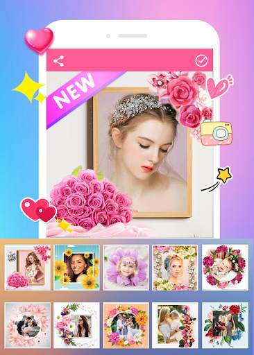 Flower Photo Frame : Flower Photo Editor screenshot 2