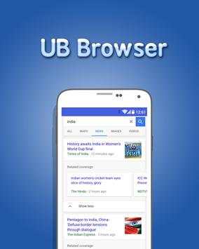 UB Browser - Indian Speed Browser For Android screenshot 5