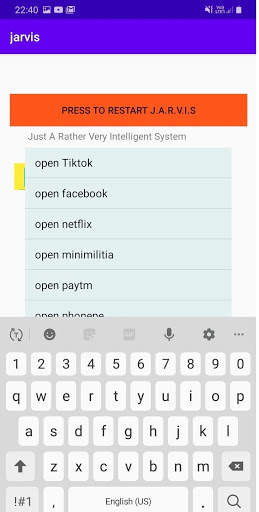 Jarvis screenshot 1