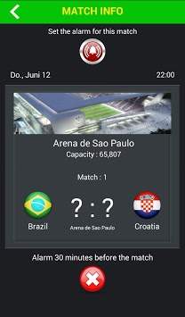 WM 2014 Info-Fan-App screenshot 1
