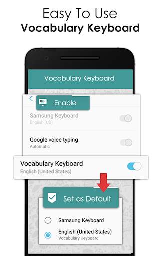 Vocabulary Keyboard-Type & Learn English Words screenshot 3