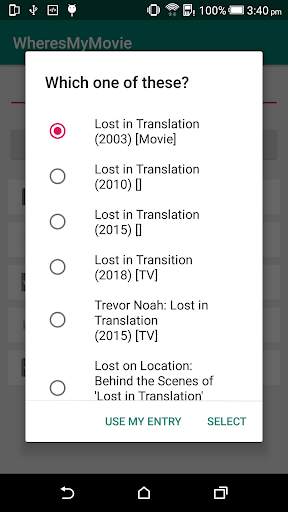 Find Streaming For Movie/TV Show - WheresMyMovie 2 تصوير الشاشة