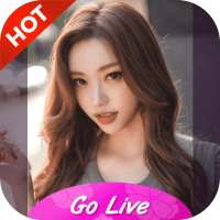 Go Live on Bigo for beautiful girls logo