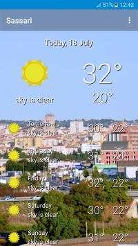 Sassari - meteo screenshot 4